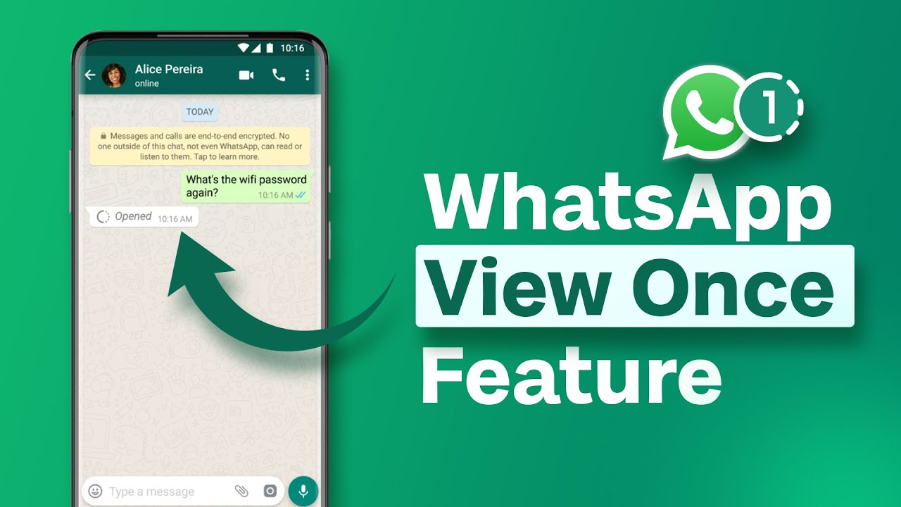 WhatsApp view once feature allows users to send photos and videos that can be viewed only once by the recipient.